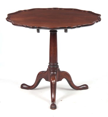 Lot 778 - A 19TH CENTURY MAHOGANY TILT TOP TABLE with...