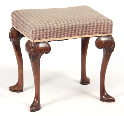 Lot 793 - A LATE 19TH CENTURY WALNUT QUEEN ANNE STYLE...