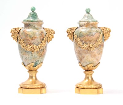 Lot 309 - A FINE PAIR OF 19TH CENTURY FRENCH ORMOLU...