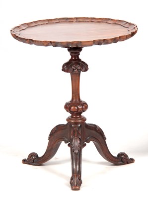 Lot 771 - A STYLISH 19TH CENTURY ROSEWOOD LOW OCCASIONAL...