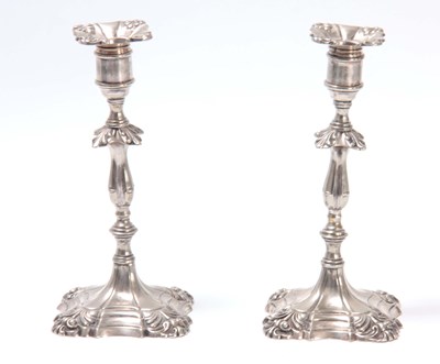 Lot 389 - A PAIR OF 18TH CENTURY EARLY GEORGE III ROCOCO...