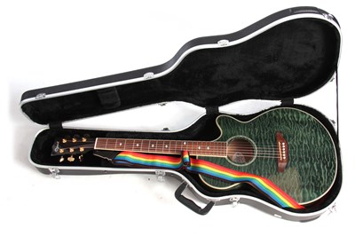 Lot 409 - AN OZARK ELECTRO-ACOUSTIC GUITAR no. 3383G....