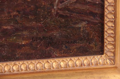 Lot 433 - A. GERALD ACKERMAN (1876 - 1960) OIL ON CANVAS....