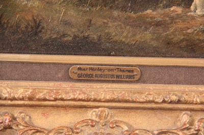 Lot 436 - GEORGE AUGUSTUS WILLIAMS 1814 - 1901. OIL ON...
