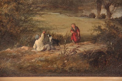 Lot 436 - GEORGE AUGUSTUS WILLIAMS 1814 - 1901. OIL ON...