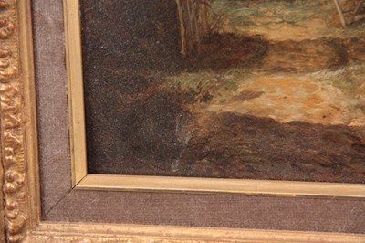 Lot 436 - GEORGE AUGUSTUS WILLIAMS 1814 - 1901. OIL ON...