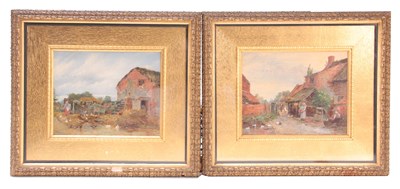 Lot 437 - WILLIAM EDWARD COOKE (fl. 1876-1885) A PAIR OF...