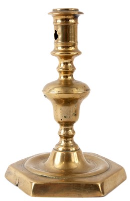 Lot 464 - AN UNUSUAL 18TH CTENURY CONTINENTAL BRASS...