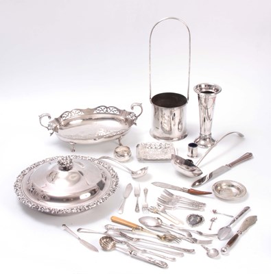 Lot 188 - A COLLECTION OF SILVER PLATED WARES comprising...