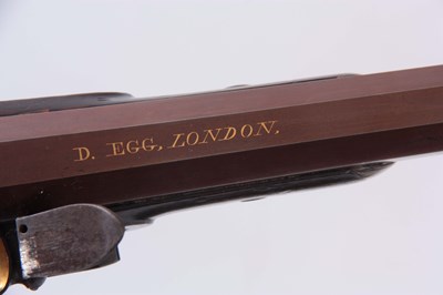 Lot 241 - DURS EGG, LONDON. A FINE CASED PAIR OF GEORGE...
