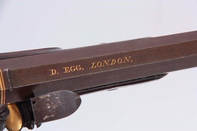Lot 241 - DURS EGG, LONDON. A FINE CASED PAIR OF GEORGE...
