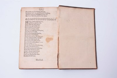 Lot 223 - DONNE (JOHN). POEMS & C. WITH ELEGIES ON THE...