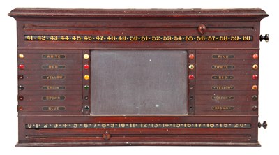 Lot 276 - A 19TH CENTURY MAHOGANY SNOOKER HALL HANGING...