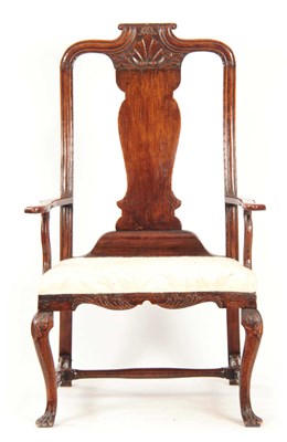 Lot 1001 - A GEO II STAINED BEECH GENTLEMANS IRISH OPEN...