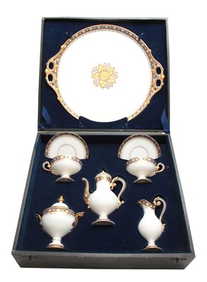 Lot 106 - A FINE 19TH CENTURY CASED LIMOGES TETE E TETE...