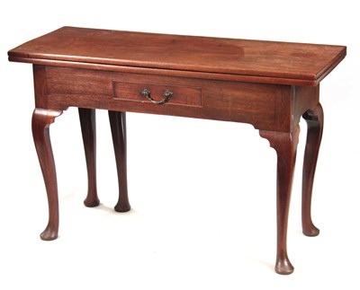 Lot 1070 - A GEORGE III MAHOGANY OVERSIZED COUNTRY HOUSE...