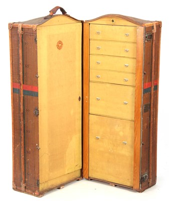 Lot 1077 - AN EARLY 20th CENTURY MADLER KOFFER WARDROBE...