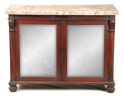 Lot 1085 - AN EARLY 19TH CENTURY ROSEWOOD CABINET IN THE...