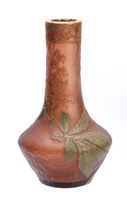 Lot 14 - A 20TH CENTURY ART GLASS VASE BY LEGRASS...