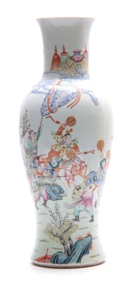 Lot 184 - A 19TH CENTURY SLENDER CHINESE VASE WITH...