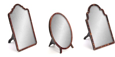 Lot 398 - A TRIO OF EARLY 20th CENTURY TORTOISESHELL...