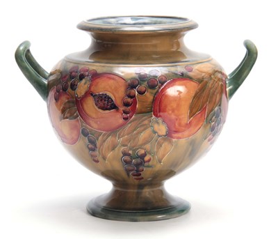 Lot 49 - AN EARLY WILLIAM MOORCROFT LARGE TWO-HANDLED...
