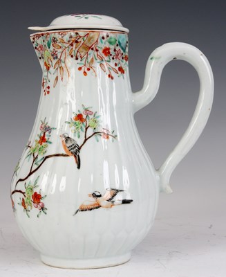 Lot 120 - AN 18TH CENTURY CHINESE CHIEN LUNG COFFEE POT...