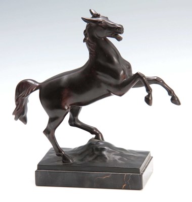 Lot 499 - KROGER A CONTINENTAL PATINATED BRONZE...