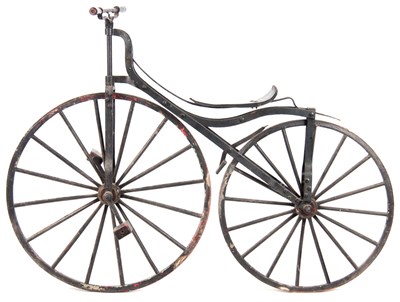 Lot 513 - A MID 19th CENTURY VELOCIPEDE "BONESHAKER"...