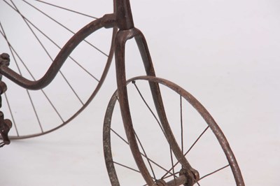 Lot 514 - AN UNUSUAL 19th CENTURY CHILDS TRICYCLE having...