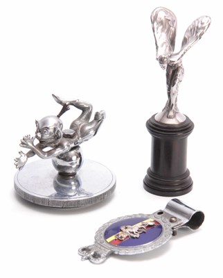 Lot 517 - THREE ITEMS OF MOTORING MEMORABILIA comprising...