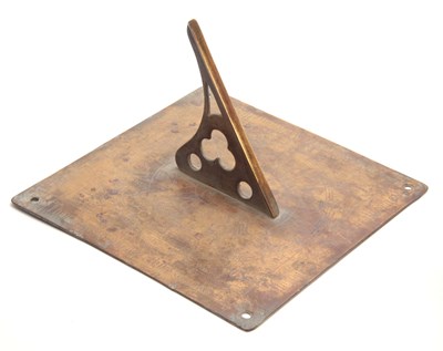 Lot 537 - A SQUARE BRASS SUNDIAL dated 1671, having...