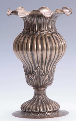 Lot 560 - A LARGE ART NOUVEAU STYLE CONTINENTAL SILVER...