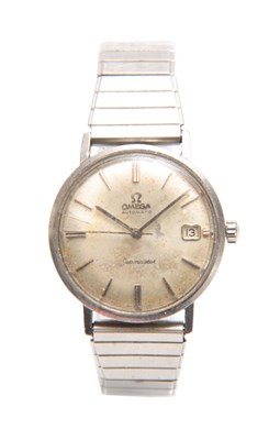 Lot 623 - A GENTLEMAN'S STEEL OMEGA SEAMASTER WRIST...