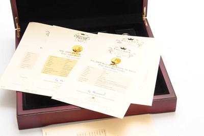 Lot 719 - A CASED SET OF TWELVE FABULA AURUM ELIZABETH...
