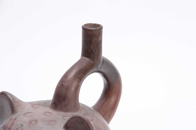 Lot 72 - A 20TH CENTURY COLIN BEEN POTTERY JUG MODELLED...