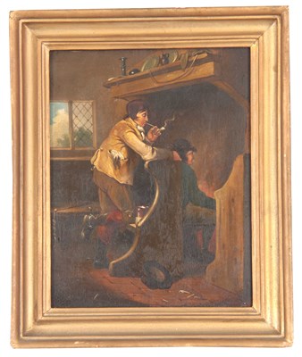 Lot 777 - A 19th CENTURY OIL ON BOARD, A Tavern scene 33....