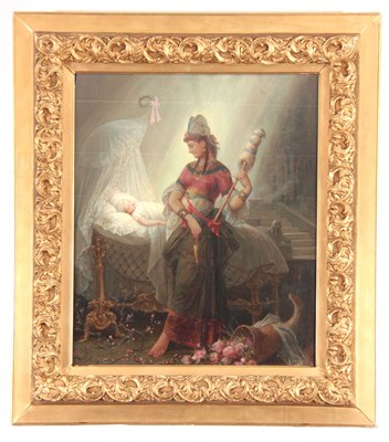 Lot 778 - HENRI PIERRE PICOU (1824-1895) OIL ON CANVAS...