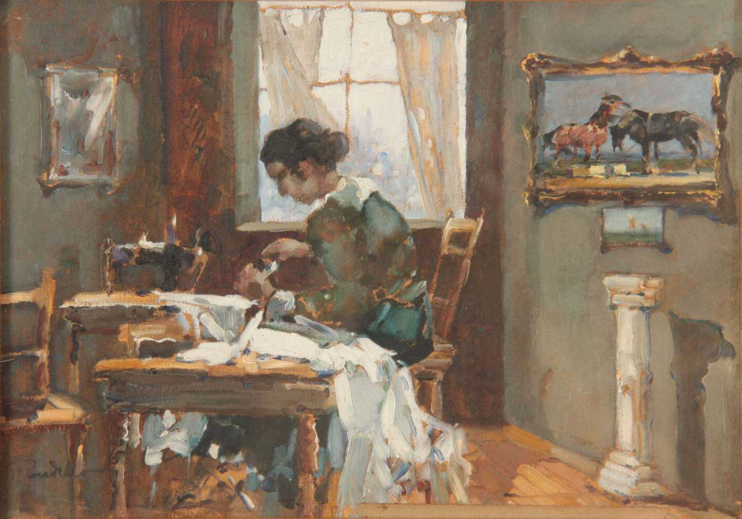 Lot 795 - G RONDELLO - WATERCOLOUR AND GOUACHE