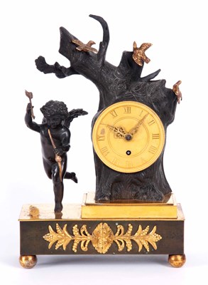 Lot 813 - BAETONS, LONDON. A REGENCY BRONZE AND ORMOLU...