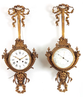 Lot 817 - A LATE 19th CENTURY FRENCH ORMOLU WALL CLOCK...