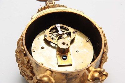 Lot 842 - A SMALL LATE 18th CENTURY SWISS PENDULE...
