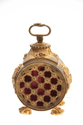 Lot 842 - A SMALL LATE 18th CENTURY SWISS PENDULE...
