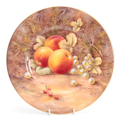 Lot 88 - A MID 20TH CENTURY ROYAL WORCESTER FRUIT...