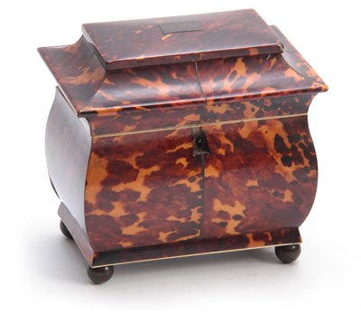 Lot 913 - AN EARLY 19TH CENTURY TORTOISESHELL PAGODA...