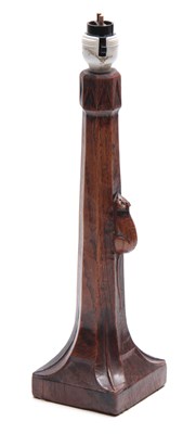 Lot 929 - AN EARLY ROBERT MOUSEMAN THOMPSON ADZED OAK...