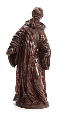 Lot 947 - A 17TH CENTURY CARVED LIMEWOOD FIGURE OF A...