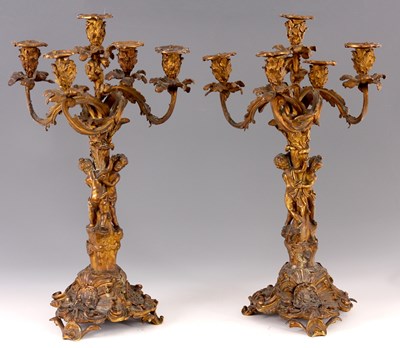 Lot 652 - A FINE PAIR OF EARLY 19TH CENTURY FRENCH...