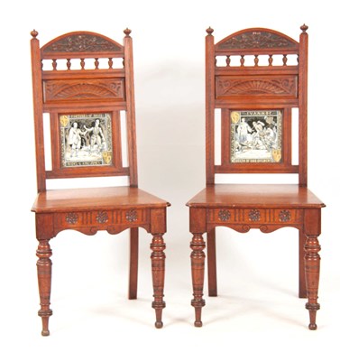 Lot 965 - A PAIR OF EARLY 20TH CENTURY ARTS AND CRAFT...