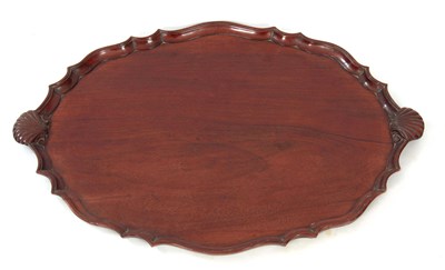 Lot 975 - A 19TH CENTURY MAHOGANY OVAL SHAPED MAHOGANY...